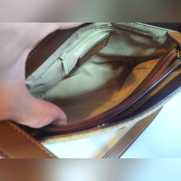 Vtg Relic by Fossil Woven Shoulder Purse - Picture 14 of 14